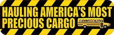 StickerTalk 10in x 3in School Bus Precious Cargo Bumper Sticker Car Vehicle B... picture