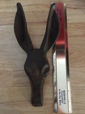 FDR Franklin Delano Roosevelt Boot Jack Mule Donkey Democrat Metal 2 Pound Decor picture