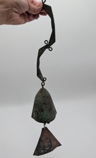 Vintage Paolo Soleri 22” Brutalist Case Bronze Wind Chime picture