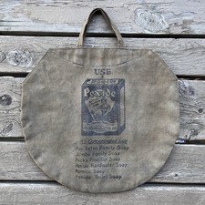 Vintage Canvas Tote Bag Advertising Pexide Soap 1920s Peck’s Products St Louis picture