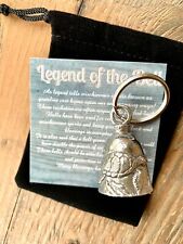 Sea Turtle GUARDIAN Bell of Good Luck fortune pet keychain gift picture