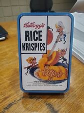 Rice Krispies Kellogg's Tin with 3 Ornaments Carlton cards 2002 NOS picture