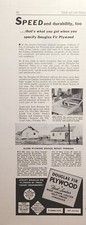 Douglas Fir Plywood National Defense Program Evansville IN Vintage Print Ad 1941 picture
