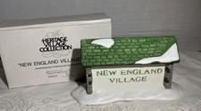VTG RETIRED Department 56 Dickens Village Ceramic Welcome Sign (585) picture