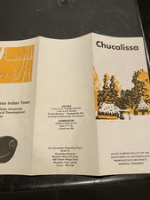 vintage Chucalissa  Indian town travel guide brochure by Memphis St Univ picture