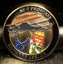 F-35 461st FLT TEST SQUADRON DEADLY JESTERS AF-7 AKA PRINCESS CHALLENGE COIN picture