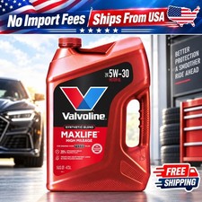 Valvoline MaxLife High Mileage 5W-30 Synthetic Blend Motor Oil 5 Quart picture