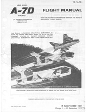 600 Page 1972 U.S. LTV A-7 A-7D Corsair II TO 1A-7D-1 Flight Manual on CD picture