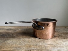 Rare Antique Duparquet Copper Pan DH&M CO 43 & 45 WOOSTER Stamp - 19cm picture