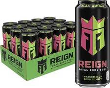 Reign Total Body Fuel, Watermelon Sour Gummy, Fitness & picture