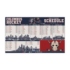 Columbus Blue Jackets 2026-2027 Season Schedule Refrigerator Magnet 7.5
