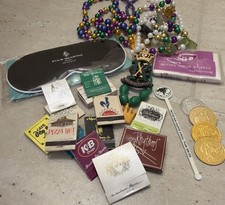 Lot 23 Vintage New Orleans Doubloons Matchbooks K & B New Rex Bacchus Beads picture