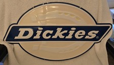 VINTAGE DICKIES METAL STORE DISPLAY WALL HANGING SIGN - 23