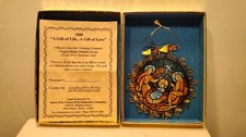 1999 Rolan Johnson A Gift of Life A Gift of Love - Christmas Ornament BOX & COA picture