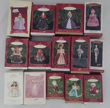 Hallmark Keepsake Barbie Madame Alexander Ornaments Original Boxes Lot picture