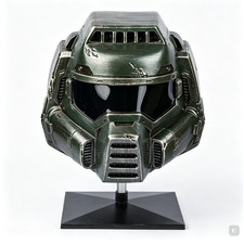 Doom Guy Classic Helmet Resin Cosplay Mask Adult Wearable Game Prop Halloween picture