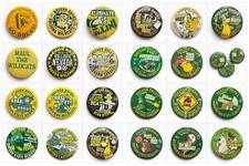 Oregon Ducks Bi-Mart Football Spirit Buttons Pins Vintage 1990s-2018 lot of 26 picture