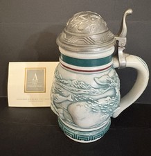 Avon 1992 ENDANGERED SPECIES Sperm Whale Mini Stein Hand Crafted Brazil picture