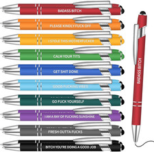 Sinmoe 20 Pcs Funny Pens for Coworker Snarky Complaining Negative Passive picture