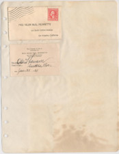 Ole Hansen Danish Autographed Signed Album Page AMCo COA 17627 picture