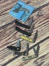 Mixed Lot 7 Vintage Pocket Folding Knives Rostfrei, Camillus, Ranger, For Repair picture