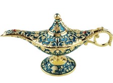 Vintage Legend Aladdin Lamp Magic Genie Wishing Light Lamp Collectable TXX picture