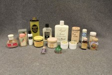 Lot of 17 Vintage / Antique Makeup Bathroom Vanity Accessory Advertisements picture