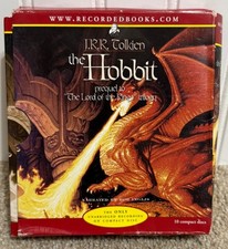 The Hobbit J.R.R. Tolkien Rob Inglis Unabridged Audiobook 10 CD Recorded Books picture