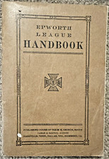 Antique Epworth League Handbook Methodist Episcopal Church South Early 1900s picture