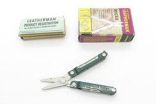 Vintage Leatherman Micra USA Green Handle Folding Pocket Multitool Scissors picture