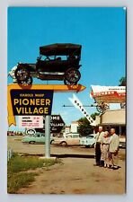 Minden NE-Nebraska, Elmer At The Entrance, Pioneer Village Vintage Postcard picture