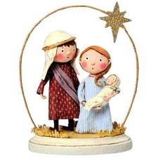 Lori Mitchell Christmas Figurine ~ A Child Is Born picture