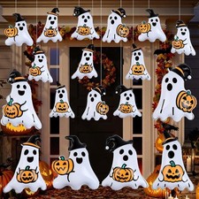 18 PCS 16 Inch, 9 Inch Halloween Inflatable Balloons Inflatable Halloween Ghost picture