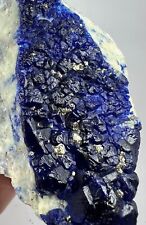 571 Grams Top Blue Lazurite Crystals Cluster with Afghanite and Pyrite on Matrix picture