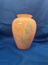 Vintage Hand Blown/Hand Painted Art Deco Glass Vase picture