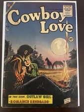 Cowboy Love #29 Late Golden Age Romance Vintage Charlton Comic 1955 VG- picture