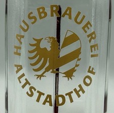 Hausbrauerei Altstadthof Nuremberg Germany Beer Glass Mug Set — Brewery Souvenir picture