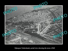 Nijmegen Netherlands Holland Town Aerial View c1940 1 Old Large Historic Photo picture