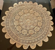 Vintage 1950s Hand Crocheted 32