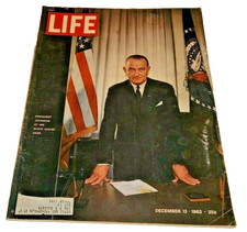 December 13, 1963 LIFE Magazine LBJ Johnson *COMPLETE;  FREE S/H Dec 12 14 News picture