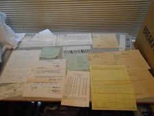 VTG LOT RAILROADS/TRAINS/LOCOMOTIVE EPHEMERA ASSORTED PAPER ITEMS PENN CENTRAL picture