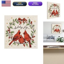 Trademark Fine Art Christmas Lovebirds XI By Janelle Penner, 14x14 picture