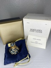 Esteel Lauder White Linen Bejeweled Bottle Perfume Compact w/ BOX picture