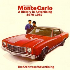 1970 1971 1972 1973 1974 1975 1976 1977-1987 Chevrolet Monte Carlo ad CD 90+ ads picture