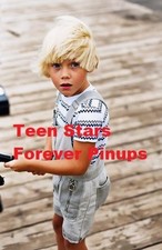 Ricky Schroder 4×6 Photo vintage picture child star young overalls pix Rare picture