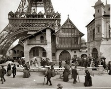 1889 Paris France Opening of EIFFEL TOWER Classic Historic Picture Photo 8.5x11 picture