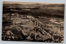 1940 Wolfeboro NH Aerial View North Main Street Lake Winnipesaukee Postcard picture