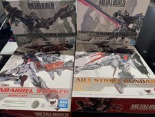 Bandai Metal Build Suit Seed Aile Strike Gundam Gunbarrel Sword Launcher Set picture