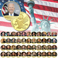 All 46 US Presidents Commemorative Coin Set Souvenir Gift for Father Collection picture