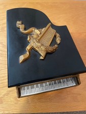 vintage Thorens grand piano gilt bronze music box early 1900's  picture